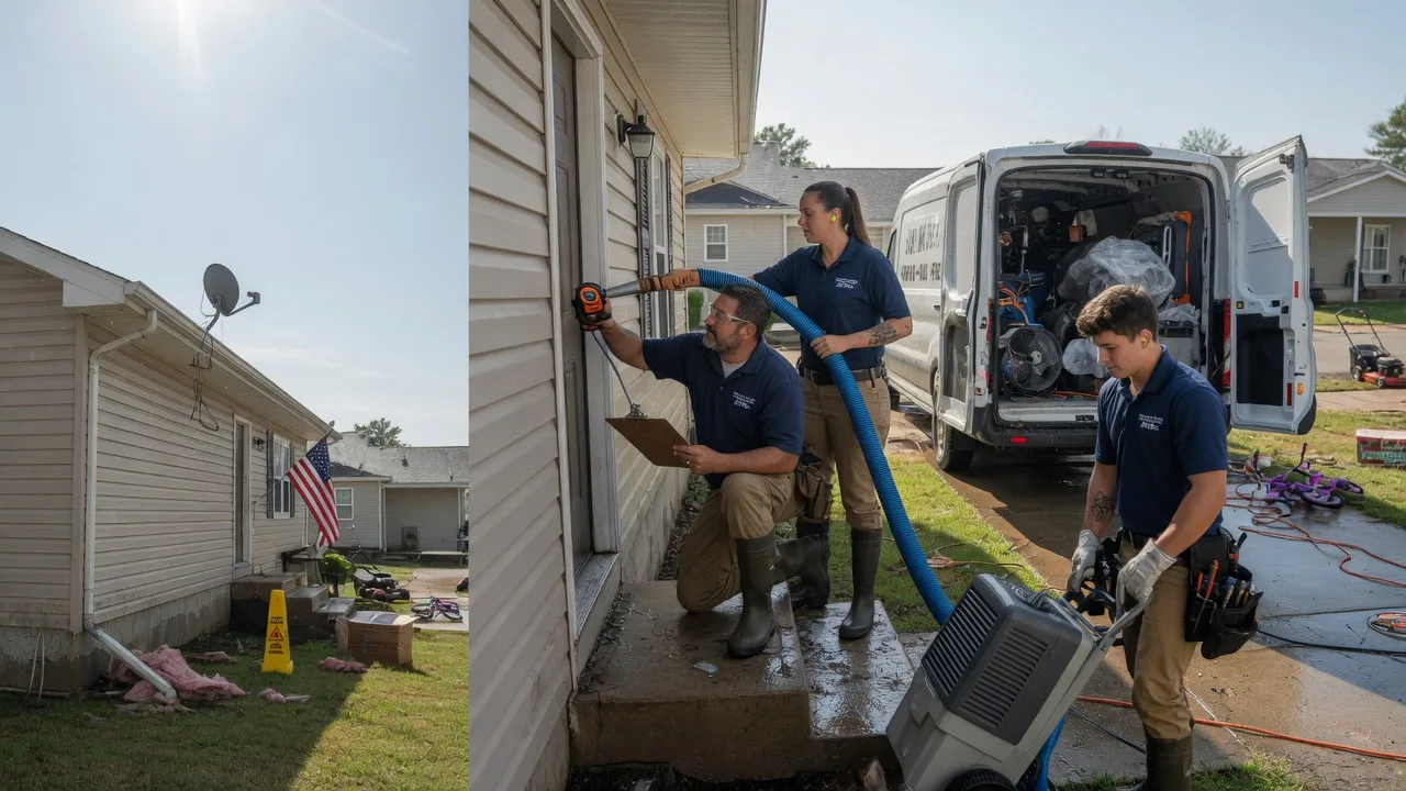Ceiling Water Damage Restoration in Frohna, MO near me